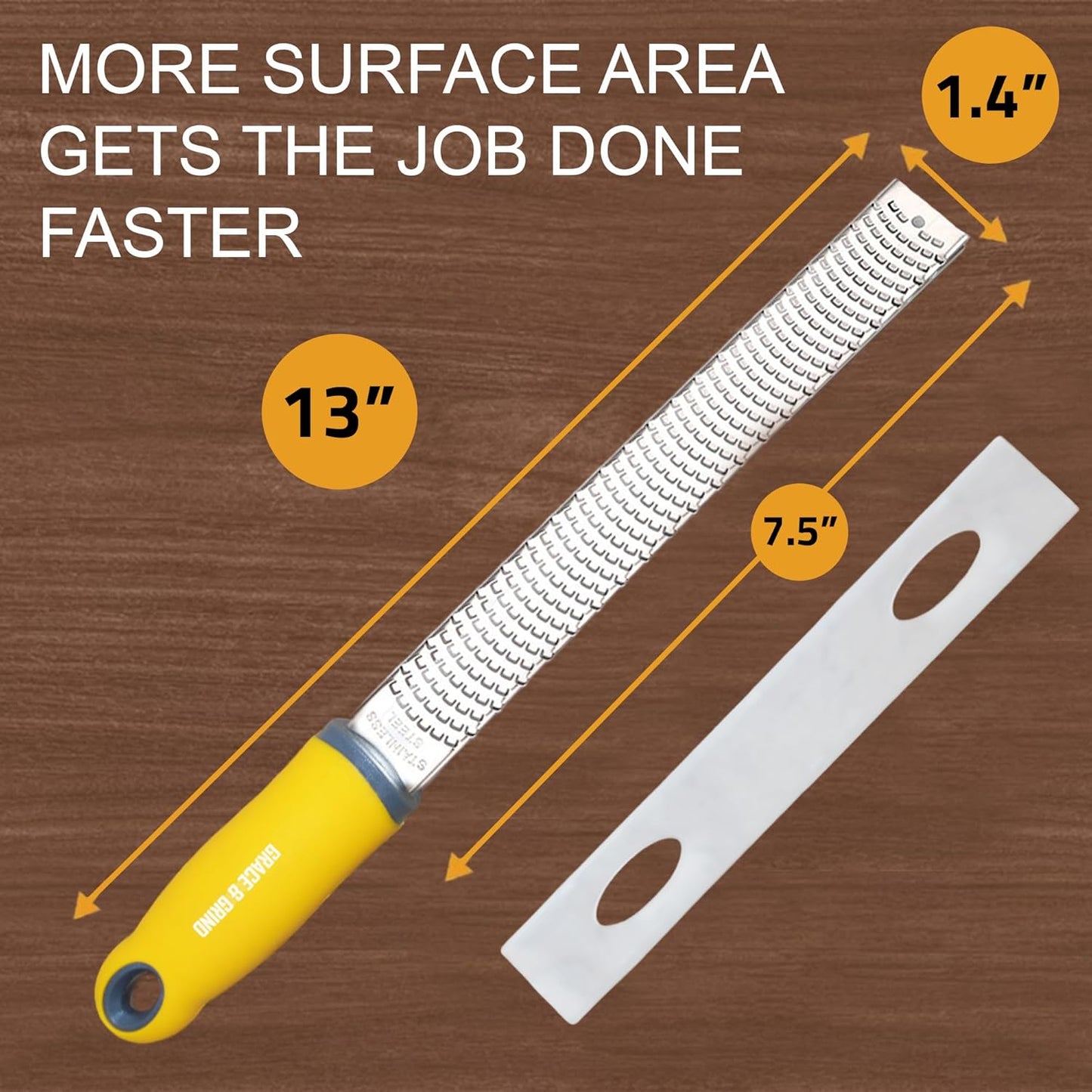 Premium Kitchen Lemon and Parmesan Cheese Zester-Versatile Spiralizer for Fruits, Vegetables, Garlic, and Citrus Finest Food Shredder and Peeler - Essential Zesting Tool for Culinary Enthusiasts