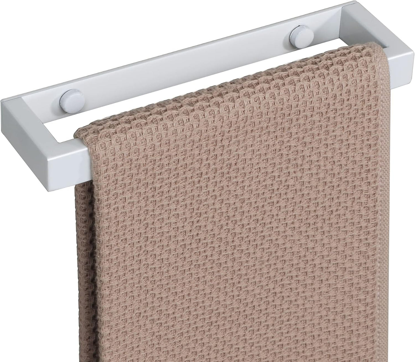 Alise Bath Towel Bar,Wall Mount Towel Holder Towel Rack Towel Hanger for Bathroom Lavatory,8 Inch SUS304 Stainless Steel Towel Rail,White Finish GJF020-W