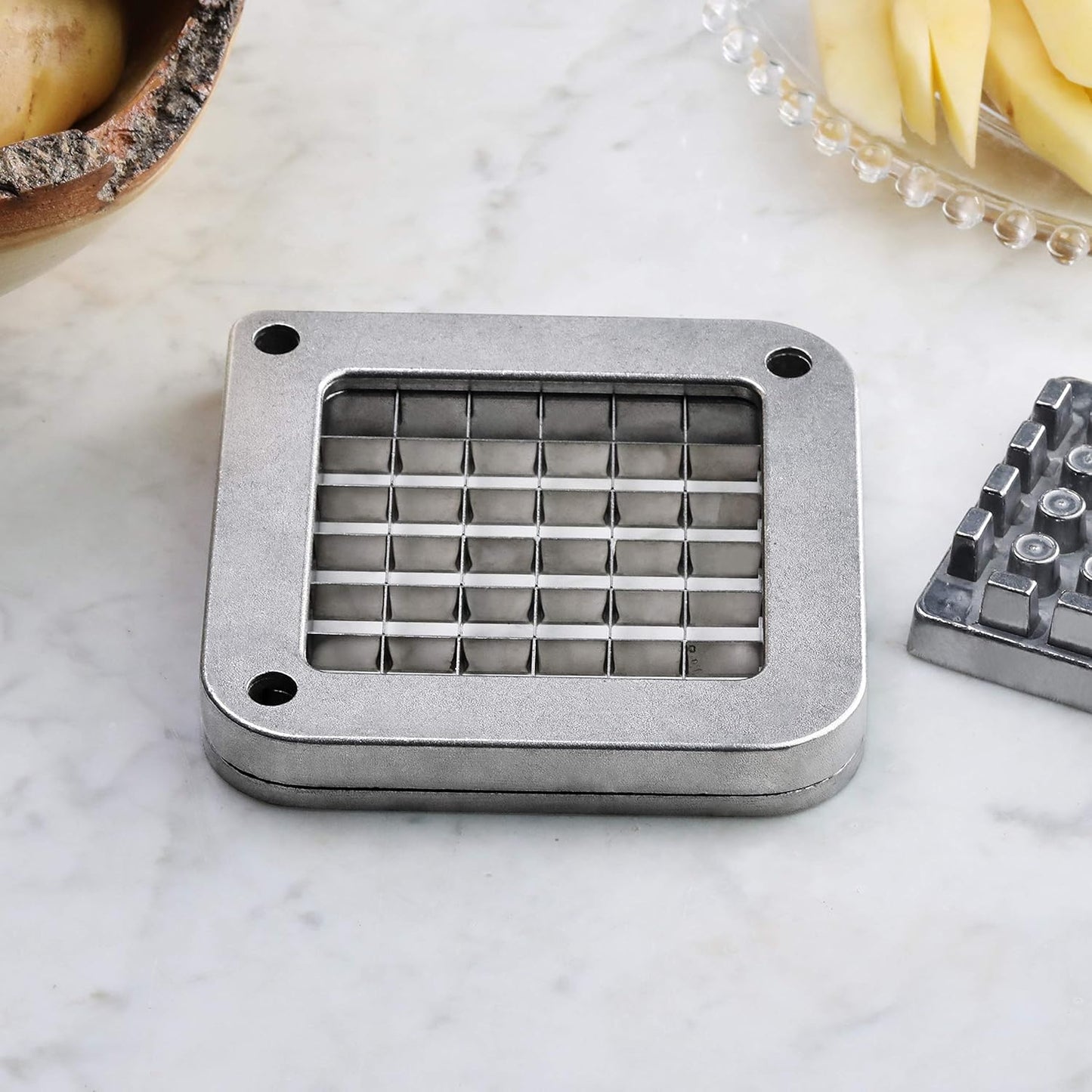 New Star Foodservice 37418 French Fry Cutter Replacement Blade, 1/2", Metallic (COMPATIBLE WITH TABLE MOUNTED FRENCH FRY CUTTER ONLY) Silver