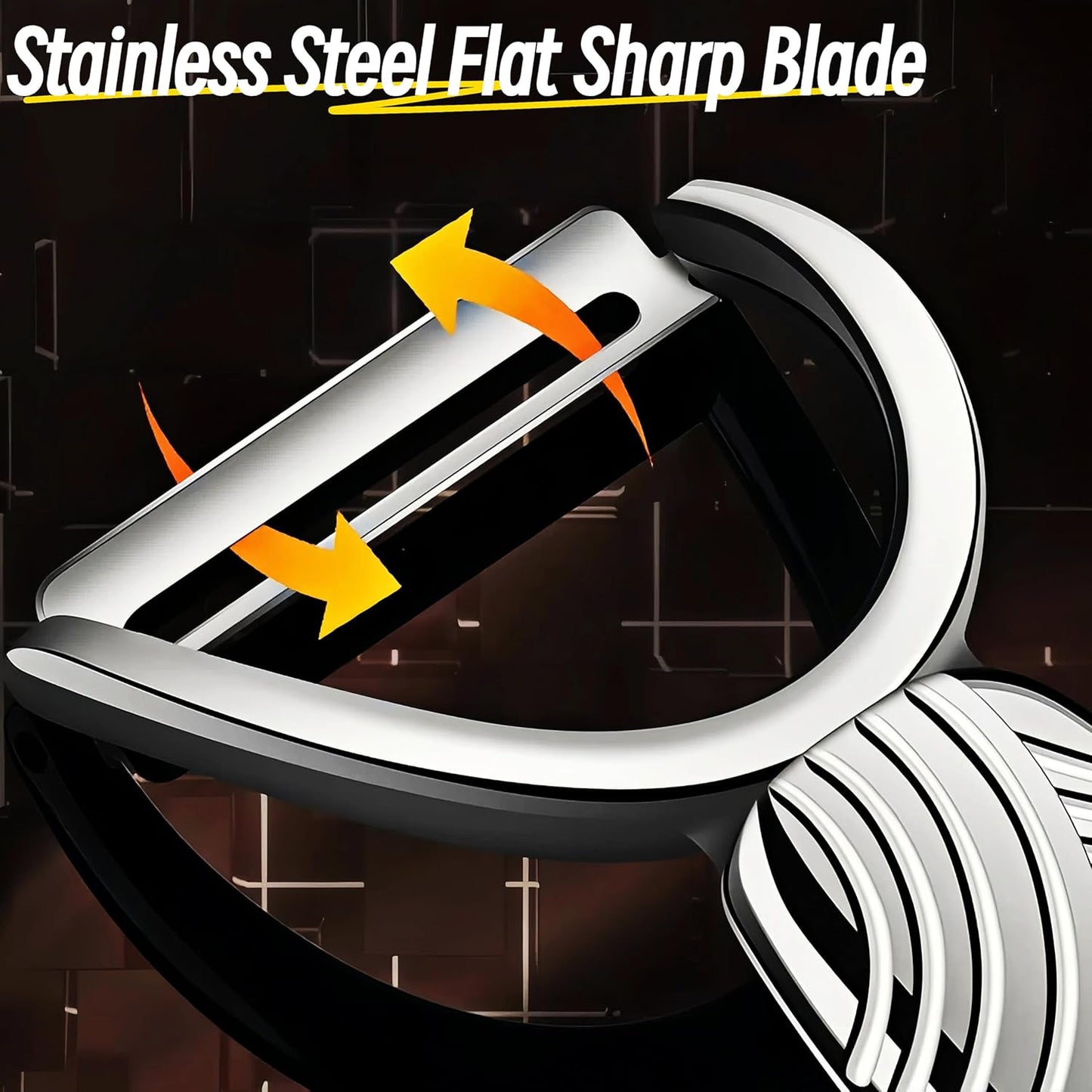 Maxjoy Vegetable Potato Apple Carrot Fruit Veggie Peeler - Corn Kernel Ergonomic Handle, Ultra Sharp Stainless Steel Blades - Silver