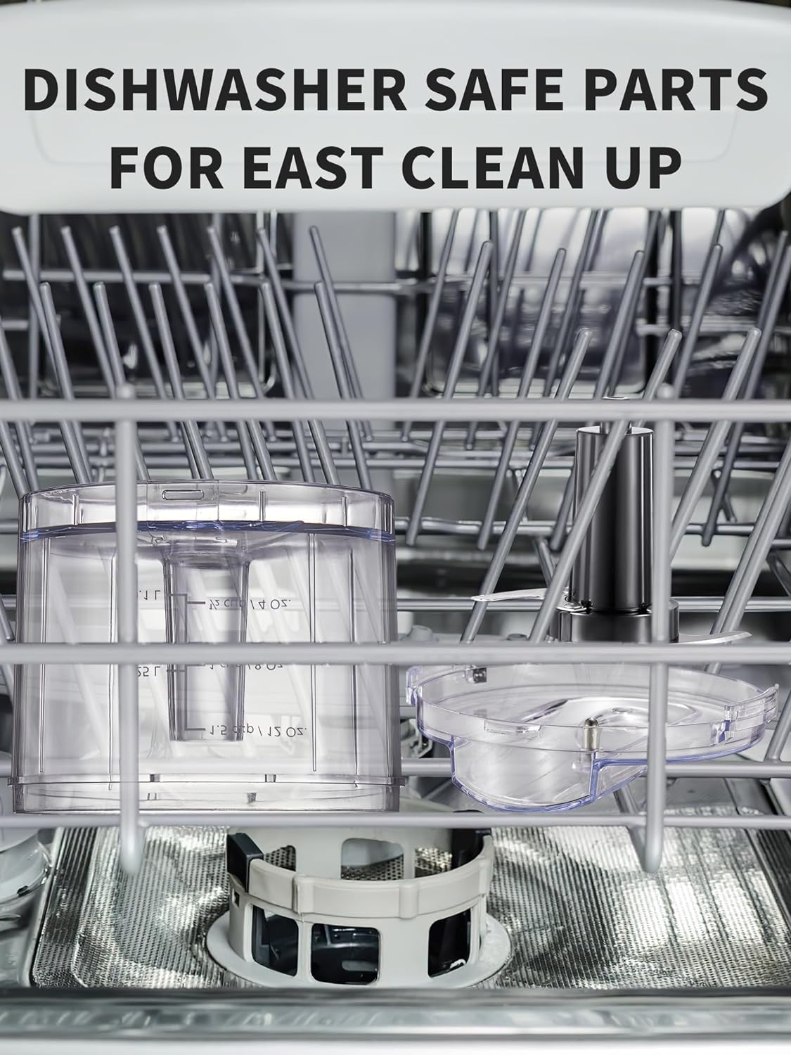 1.5-Cup One-Touch Electric Food Chopper, 100W Mini Food Processor Meat Grinder, Mix, Chop, Mince and Blend Vegetables, Fruits, Nuts, Meats, Stainless Steel Blade (Black)