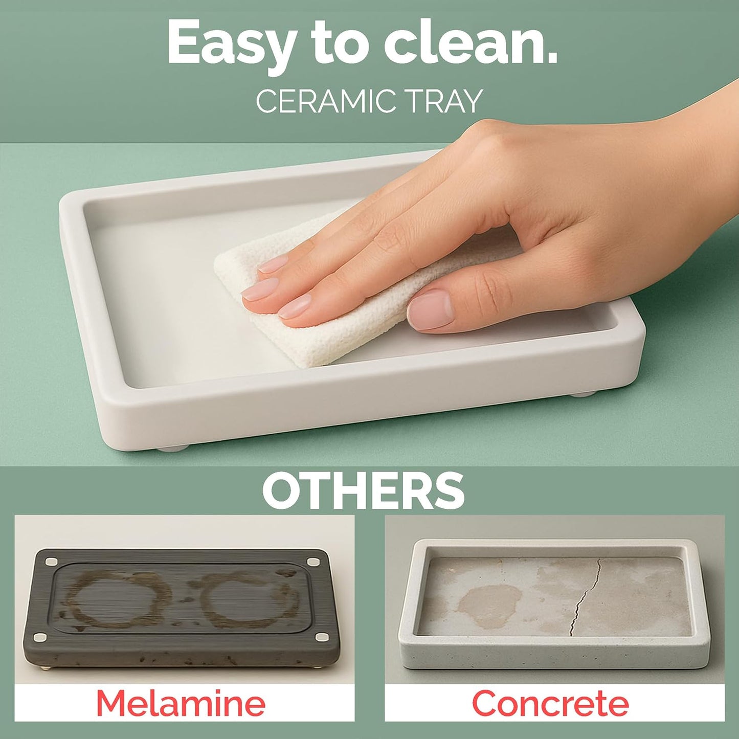 Vine Creations Amber Glass Soap Dispenser Set, Kitchen Soap Dispenser Set with Ceramic Tray, 16 oz Dish Soap and Hand Soap Dispensers with Stainless Steel Pump Decor (Amber Bottle/Matte Black)