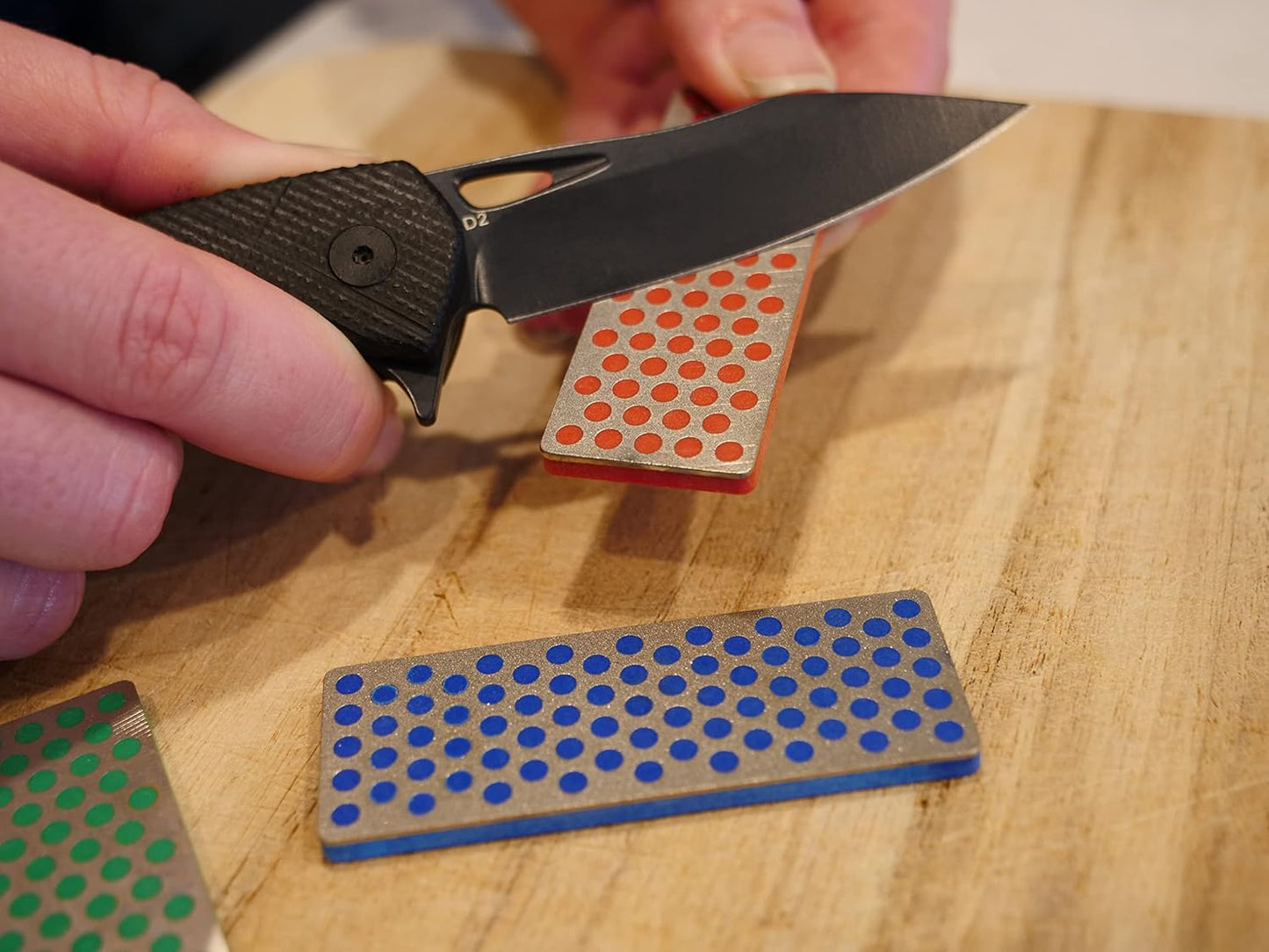 Diamond Machining Technology (DMT) W7EFC Diamond Whetstone Mini Diamond Stone - Coarse / Fine / Extra-Fine - Set of 3