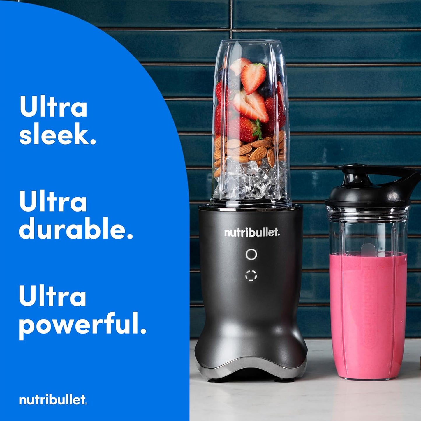 nutribullet Ultra Personal Blender NB50500, 32 oz, Gray