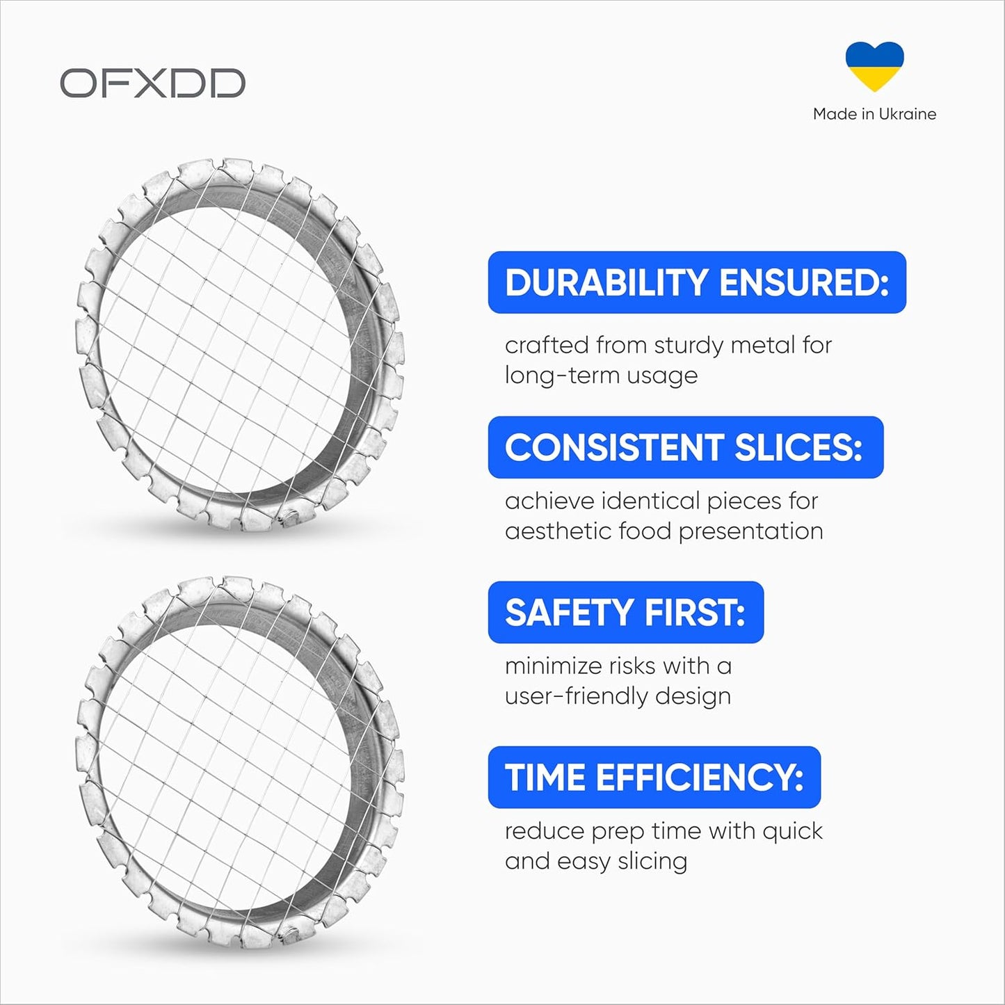 Egg Dicer for Hard Boiled Eggs - Metal Wire Potato, Carrot & Egg Salad Chopper Grid/Slicer- Manual Egg Chopper for Hard Boiled Eggs and Vegetables