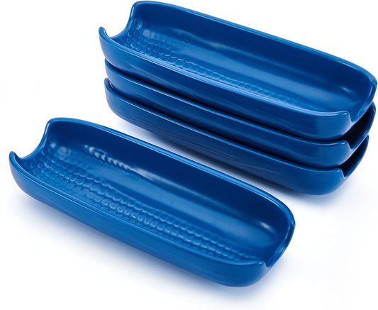 Pfaltzgraff Callie Stoneware Corn Dishes, Set Of 4, Blue