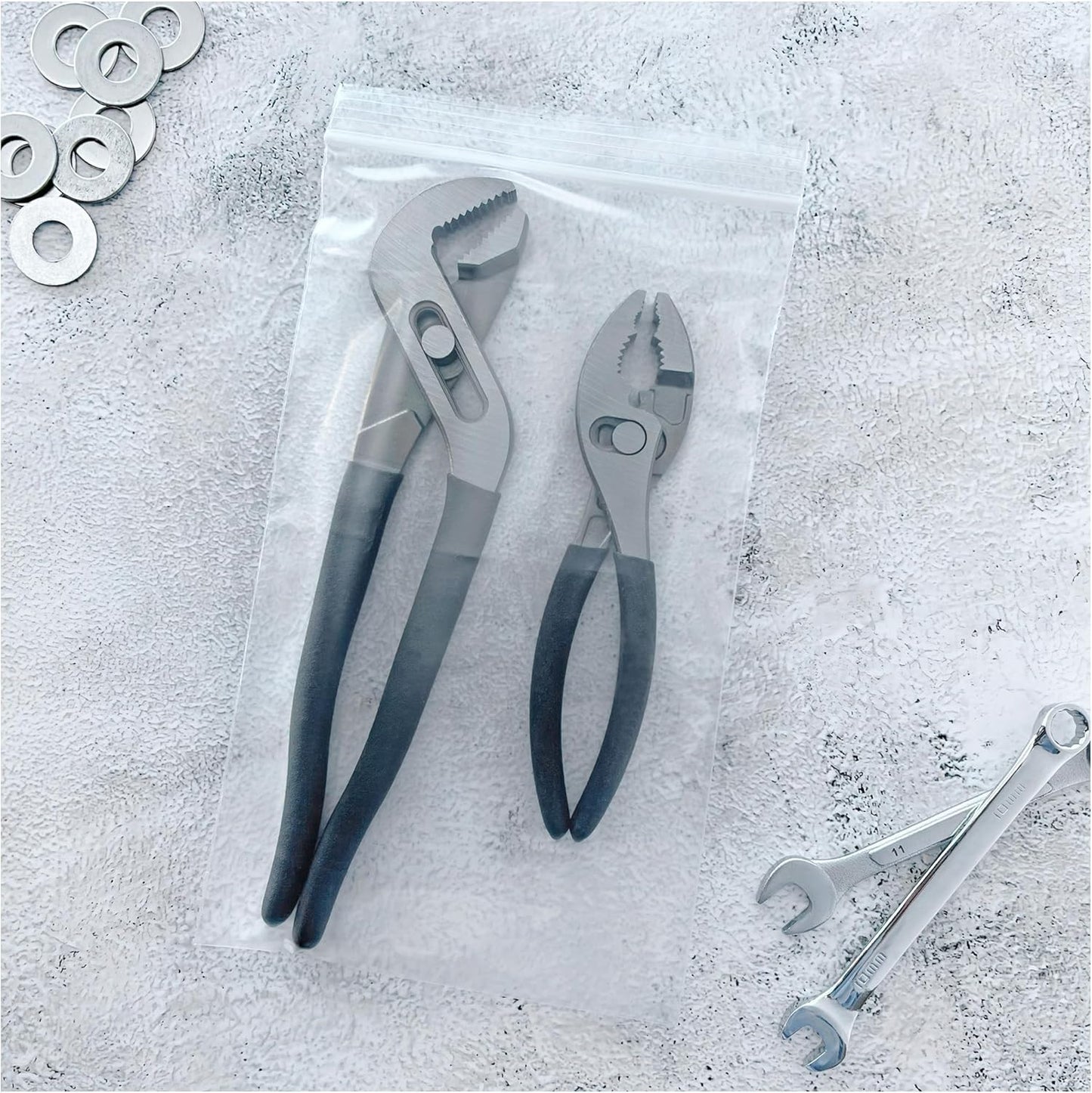 Plymor 6" x 10" (Case of 1,000), 4 Mil Heavy Duty Zipper Reclosable Plastic Bags