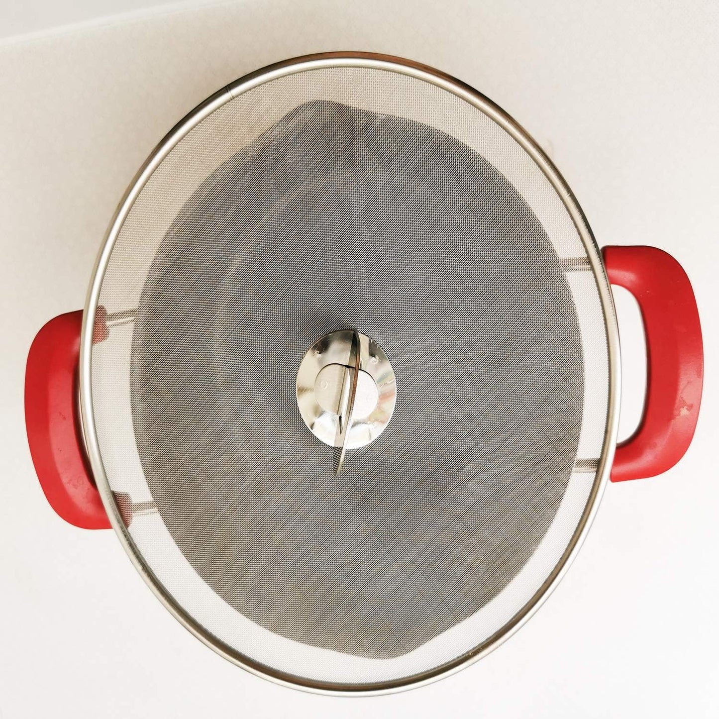 Antallcky 3 Pack Grease Splatter Screen for Frying Pan with Fold Flat Knob-Grease Splatter Guard Shield-No Cooking Oil Mess–No Burns–Ultra Fine Mesh Lids-Rust Free Stainless Steel- 9.8,11.5,13 Inch