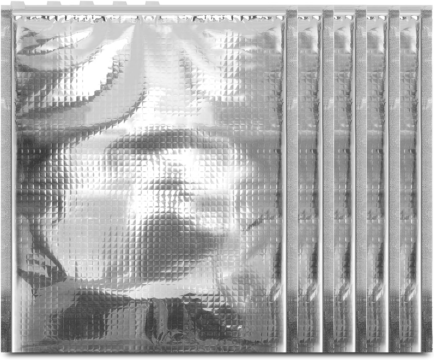 Insulated Food Storage Bag with Zipper Design, Hot Cold Cool Storage Bags for Food, Reusable Thermal Lunch Household Food Pouches Organizer Hot Sandwich Bags, 5PCS