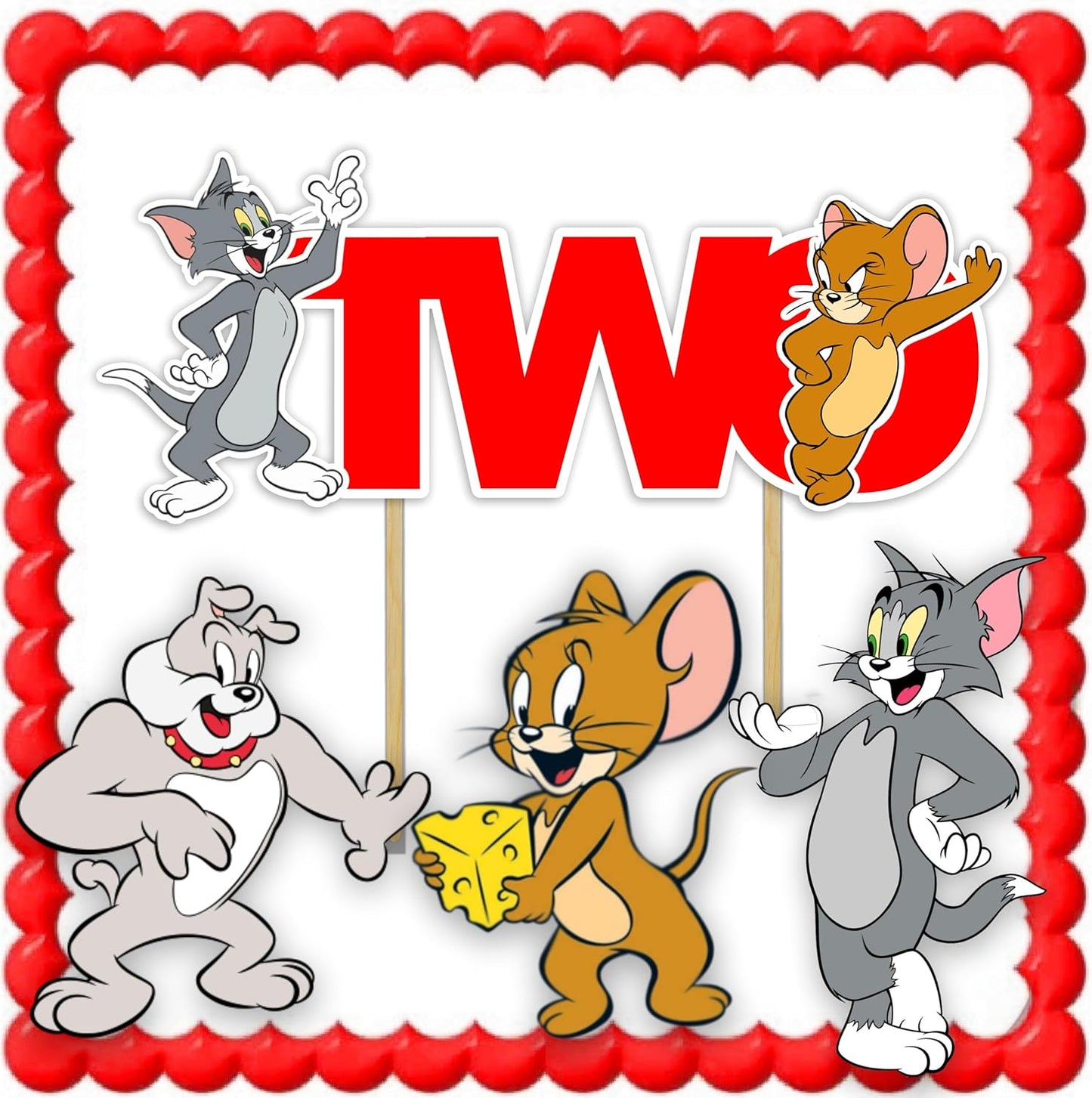 Seyal® Tom & Jery Two Cake Topper