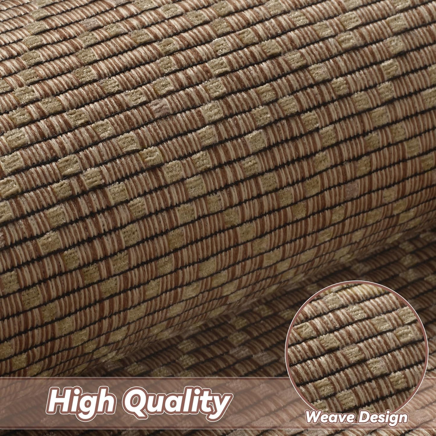 PADOOR Kitchen Runner, Rubber Backed Kitchen Runner Rugs Non Skid Washable, Super Absorbent Kitchen Mats for Floor Front of Sink, 20"x70" Brown