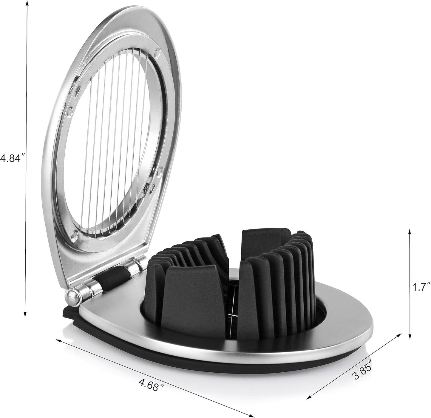 New Star Foodservice 42634 Heavy Duty Egg Slicer with 3 Slicing Styles (Hand Wash Only)