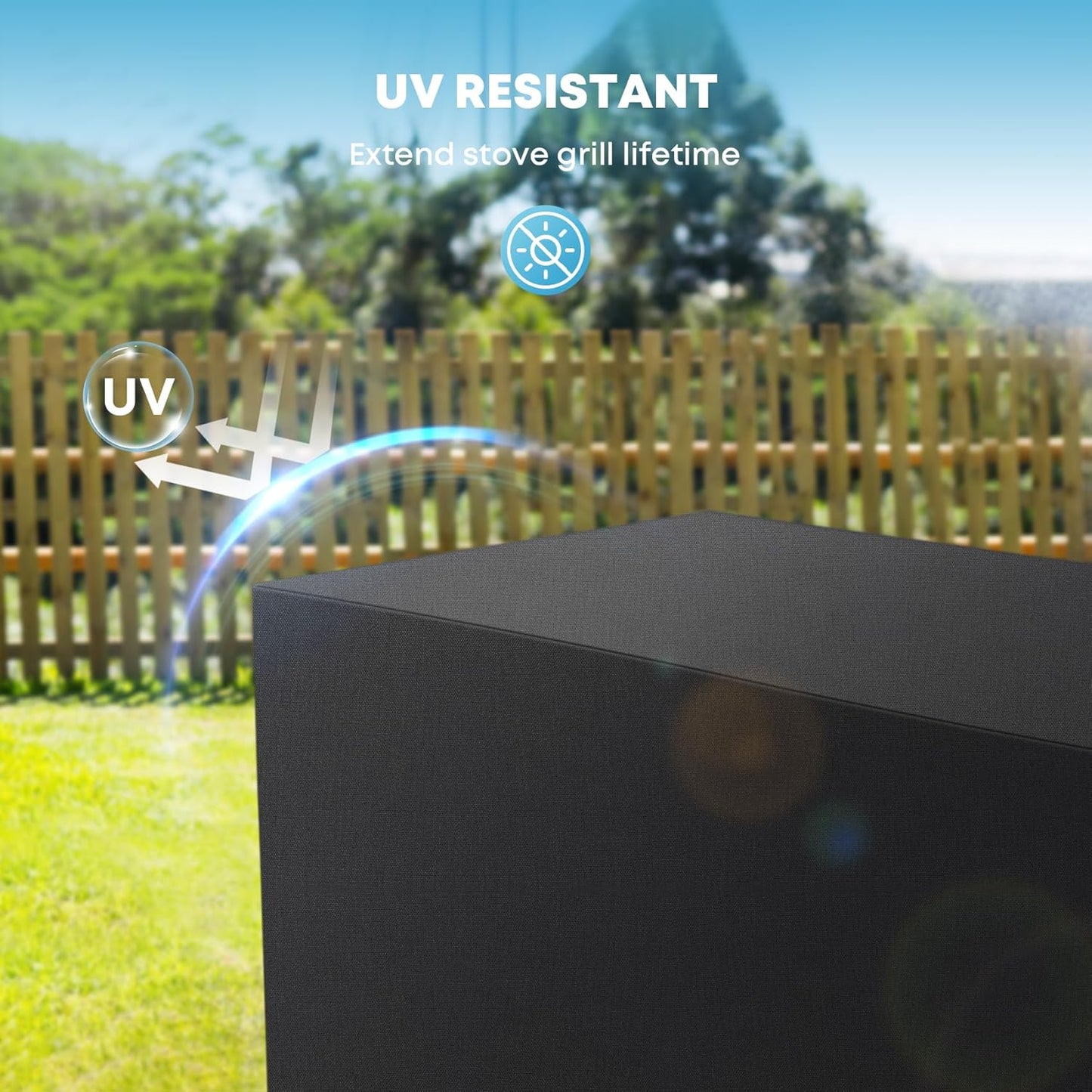 Stanbroil Patio Cover for Camp Chef 3 Burners Stove, Outdoor Stove Cover for 14''x 41'' Camp Stove, Fit TB90LW, TB90LWG, TB90LWG15, DB90D, SPG90B