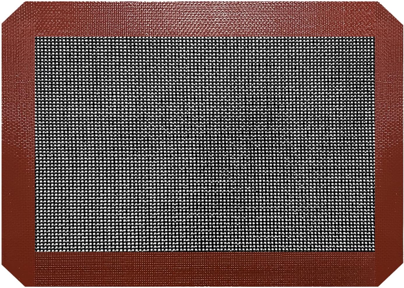 Small Silicone Baking Mats, Set of 4, 11-4/5x8-1/4 Inch Quarter Sheet Size, Non Stick, BPA Free, 1/4 Baking Sheet Pan Liner for Cookies, Macaron, Bread, Pastry, Toaster (Perforated)