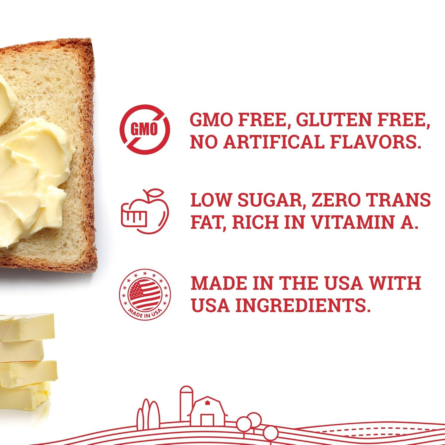 Hoosier Hill Farm Real Butter Powder, 2LB (Pack of 1)