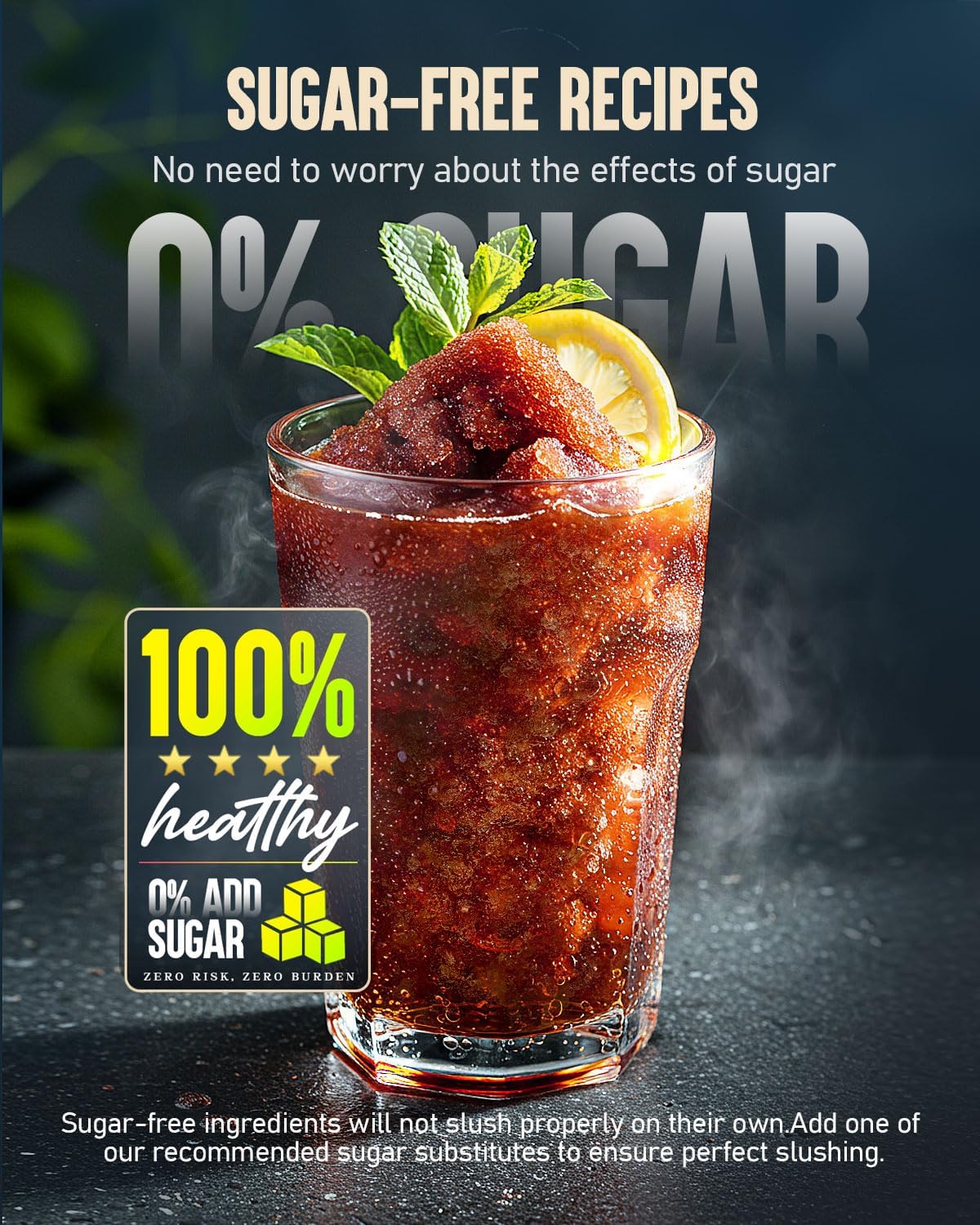 Slushie Machine, 88 oz INOVIVA Slushy Machine for Home with Self-Cleaning Function, No Ice Needed, Professional Frozen Drink Maker, 5 Preset Programs, Frozen Margaritas, Frappés, Milkshake, and More