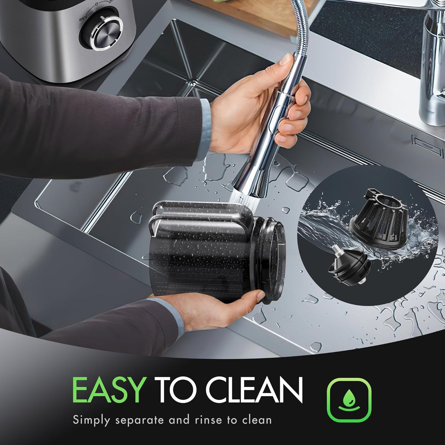 Juicer Machines, Cold Press Juicer with 4.41" Wide Feed Chute, 350W Slow Masticating Juicers for Whole Vegetables & Fruits, High Juice Yield, Easy to Clean, Large Auger, Silver