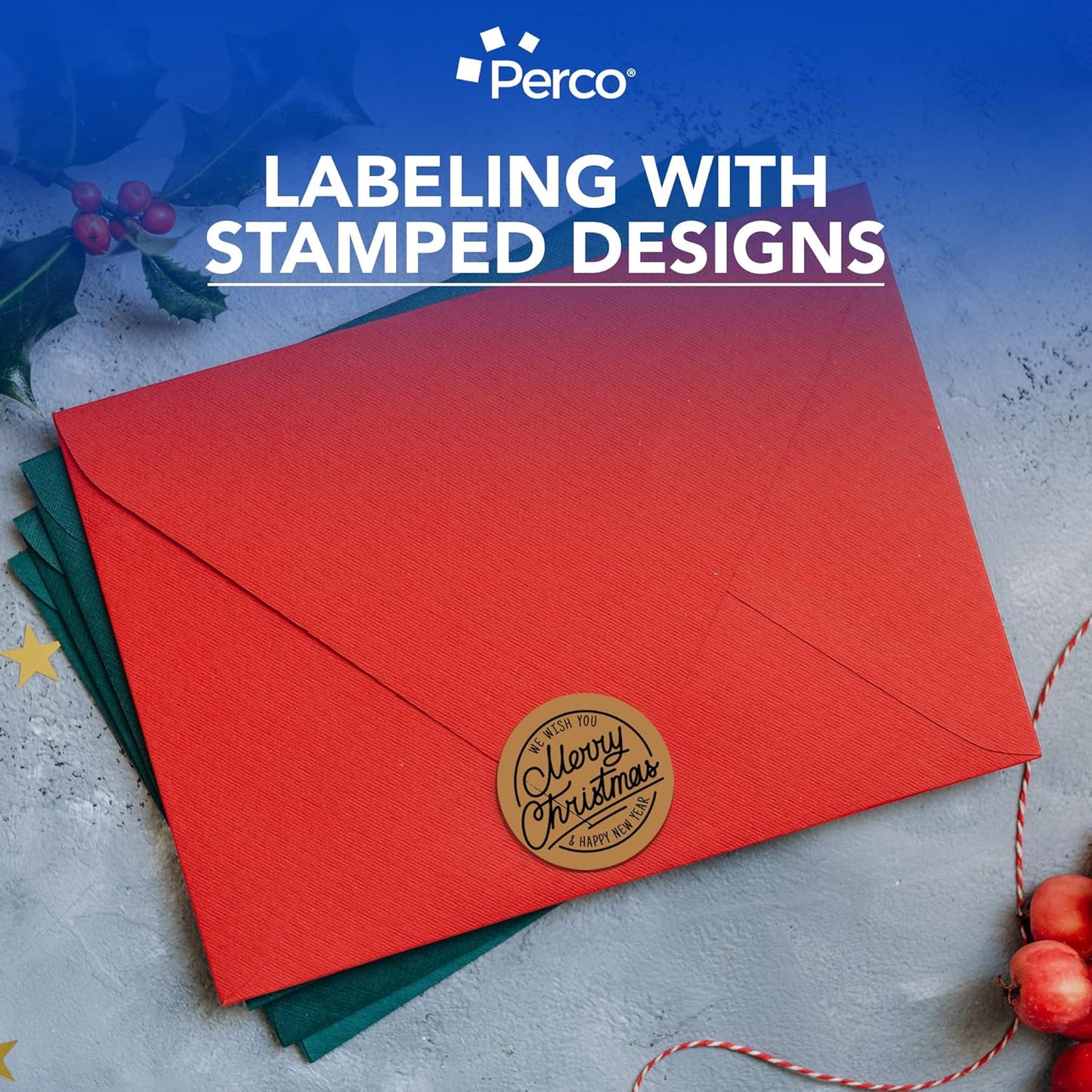 Perco Kraft Brown 3-Inch Round Circle Dot Sticker Labels with Strong and Permanent Adhesive - 500 Labels per Roll - Natural, Cardboard-Like Surface - Made in USA