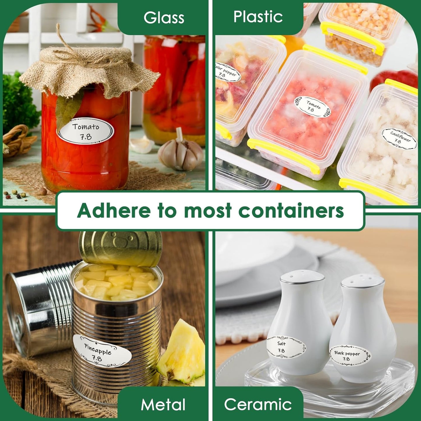 200 Dissolvable Canning Labels for Mason Jars, 1 x 2⅛ inch Food Labels, Tiny Canning Jar Stickers Removable with Water