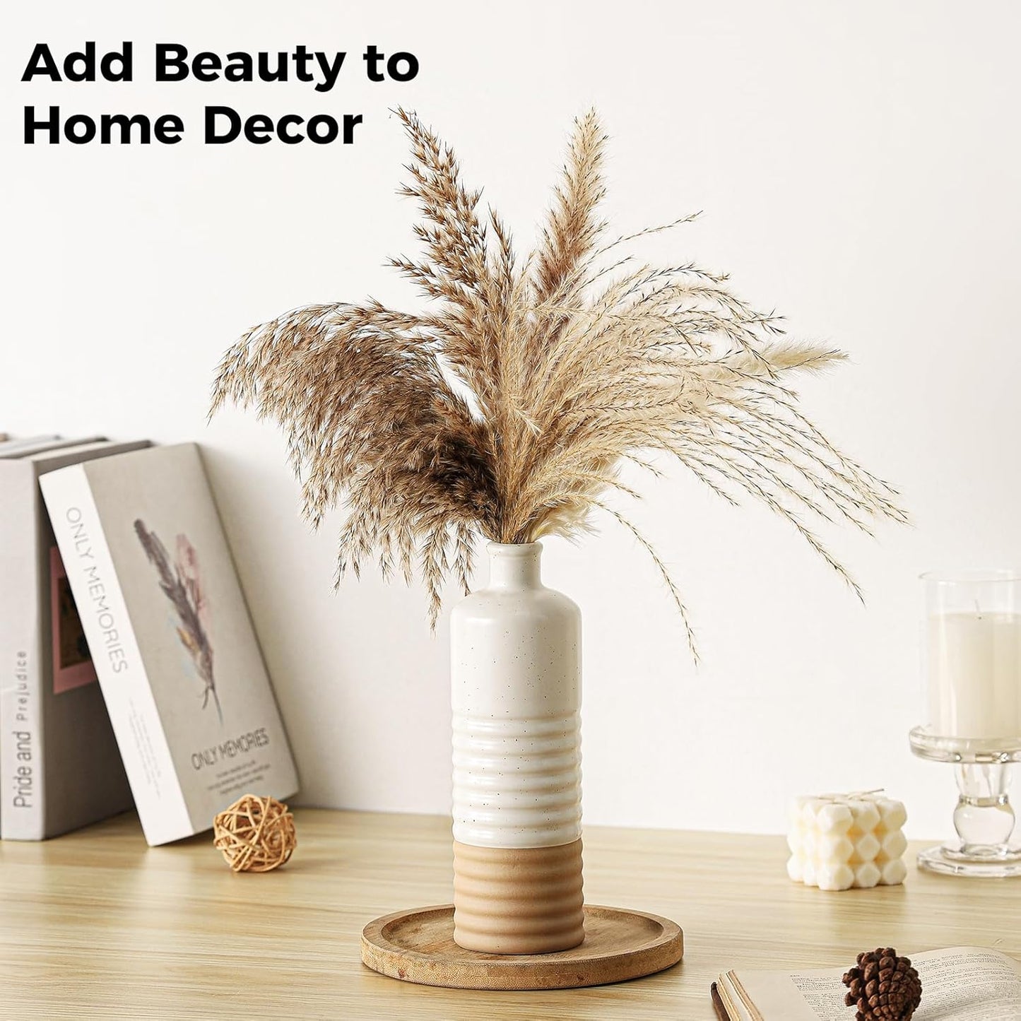 Frewinky 16.9oz Olive Oil Dispenser Bottle with Funnel, Ceramic Oil Dispenser for Kitchen, White Cooking Oil Dispenser for Storage Oil, Vinegar, Syrups & Other Liquids