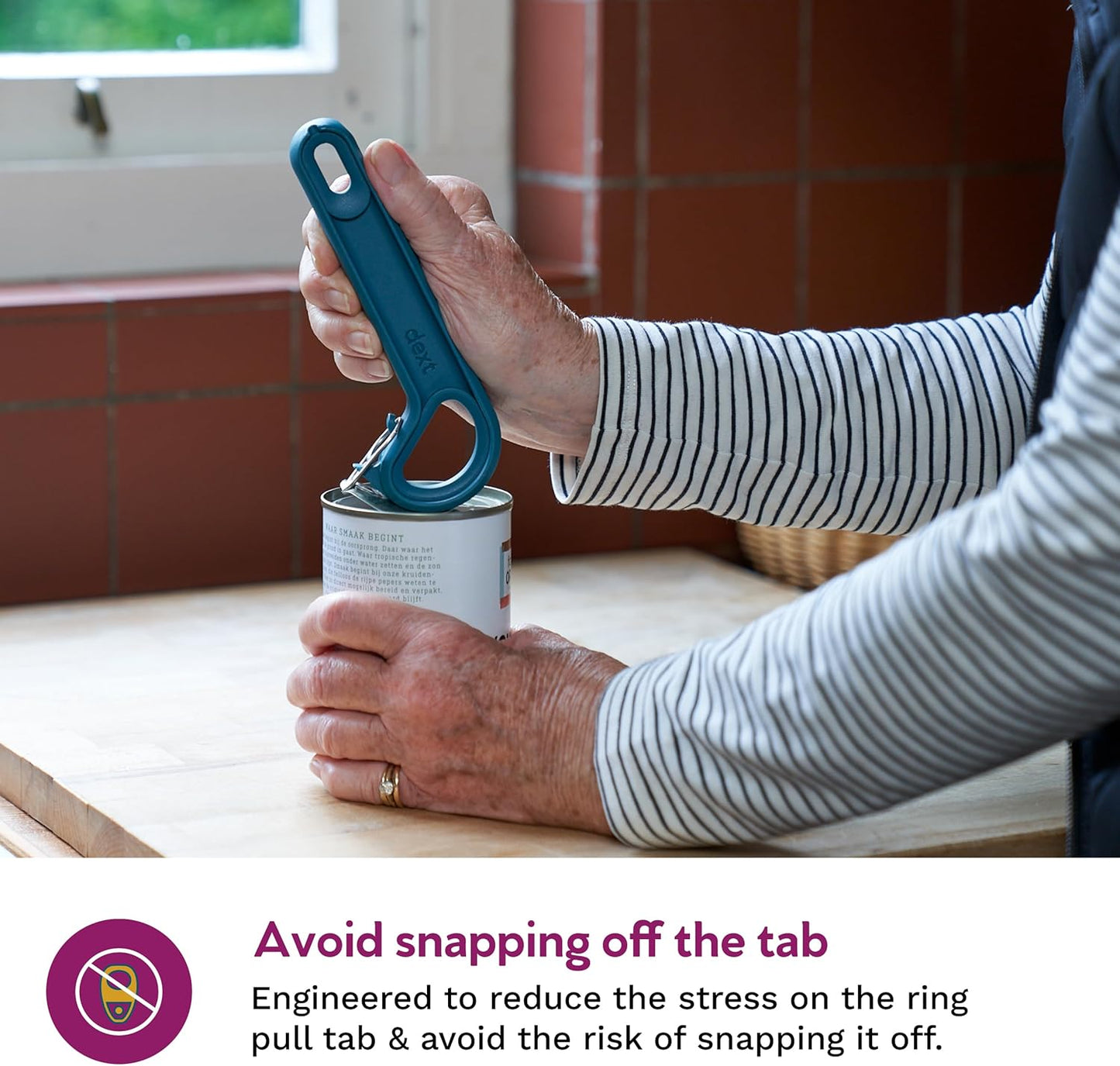 Ring Pull & Pop Top Can Opener (Apricot) Easy Open Any Pull Tab Cans for Seniors, Soda, Pet Food, Cat Cans, Beer, Parkinsons Aids for living Gifts, Gadgets for People with Arthritis, kitchen gadgets.