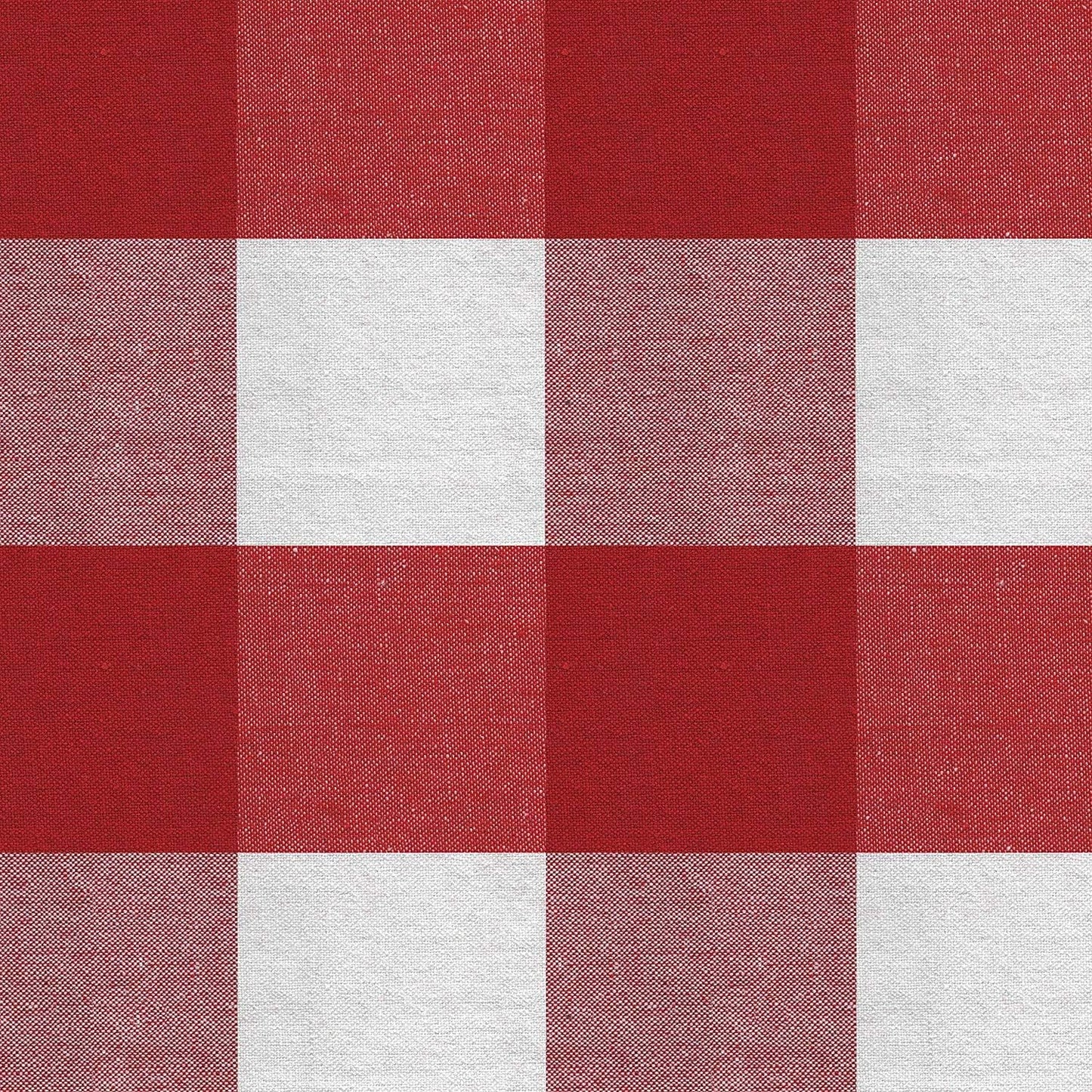 Encasa XO 8 inches Oven Microwave Potholders (2 pc Set) for Kitchen Cooking & Baking - Heat Resistant, Thick & Safe, Protection of Hands from Hot Utensils - Buffalo Red Checks