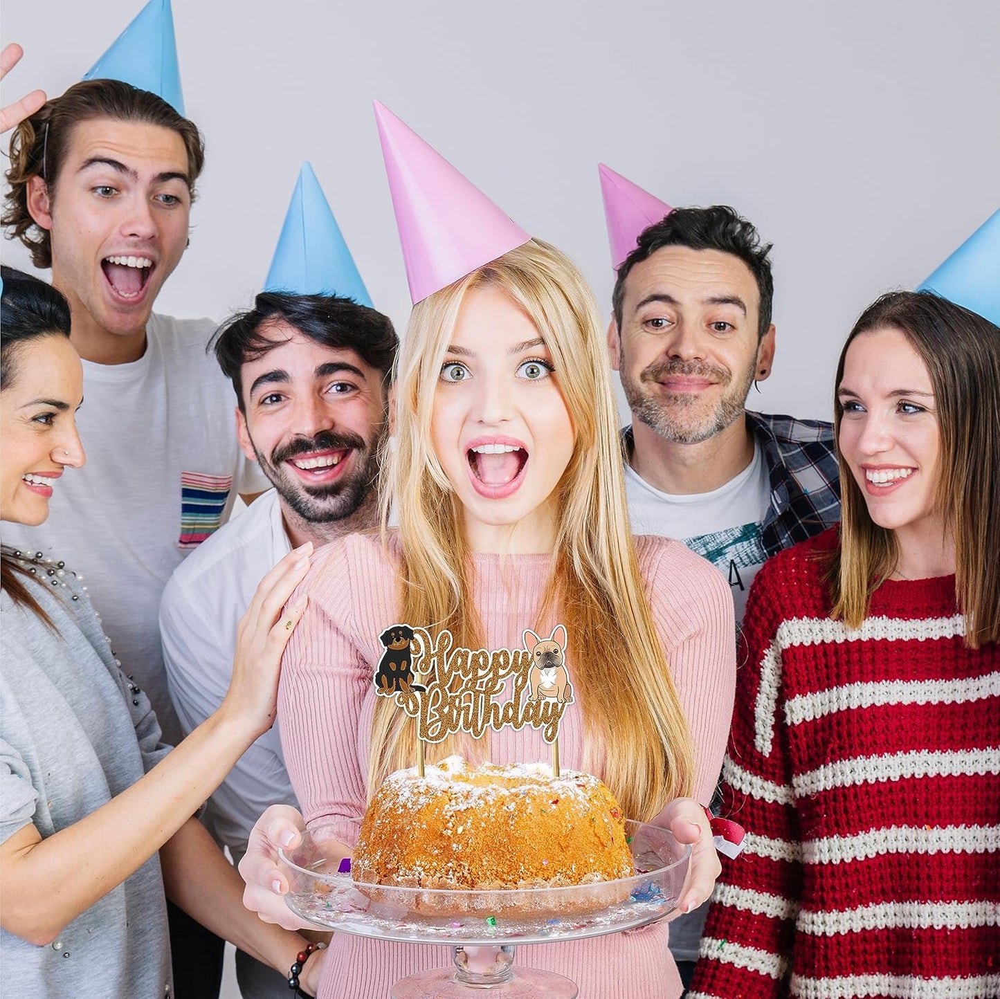 Seyal® Pupy Dog Happy Birthday cake topper