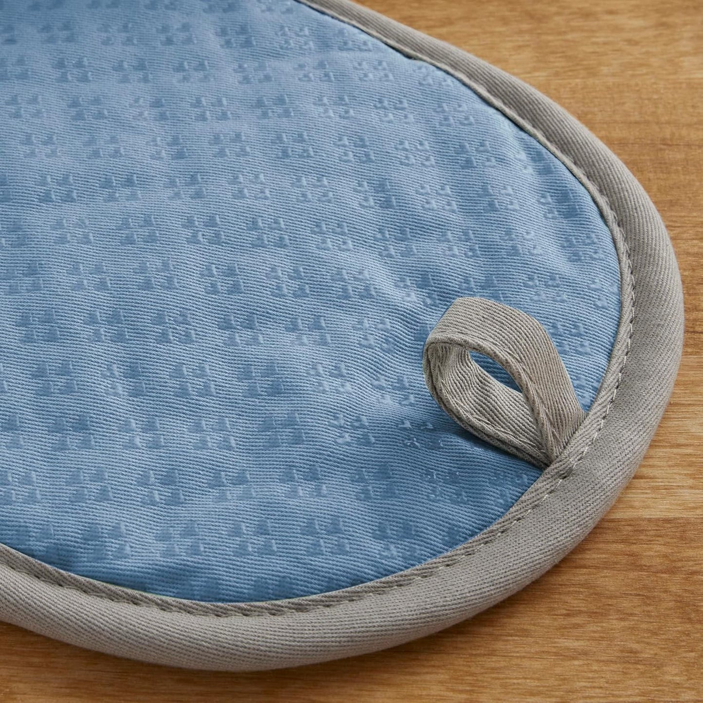 KitchenAid Asteroid Pot Holder 2-Pack Set, Blue Velvet, 6.5"x10"