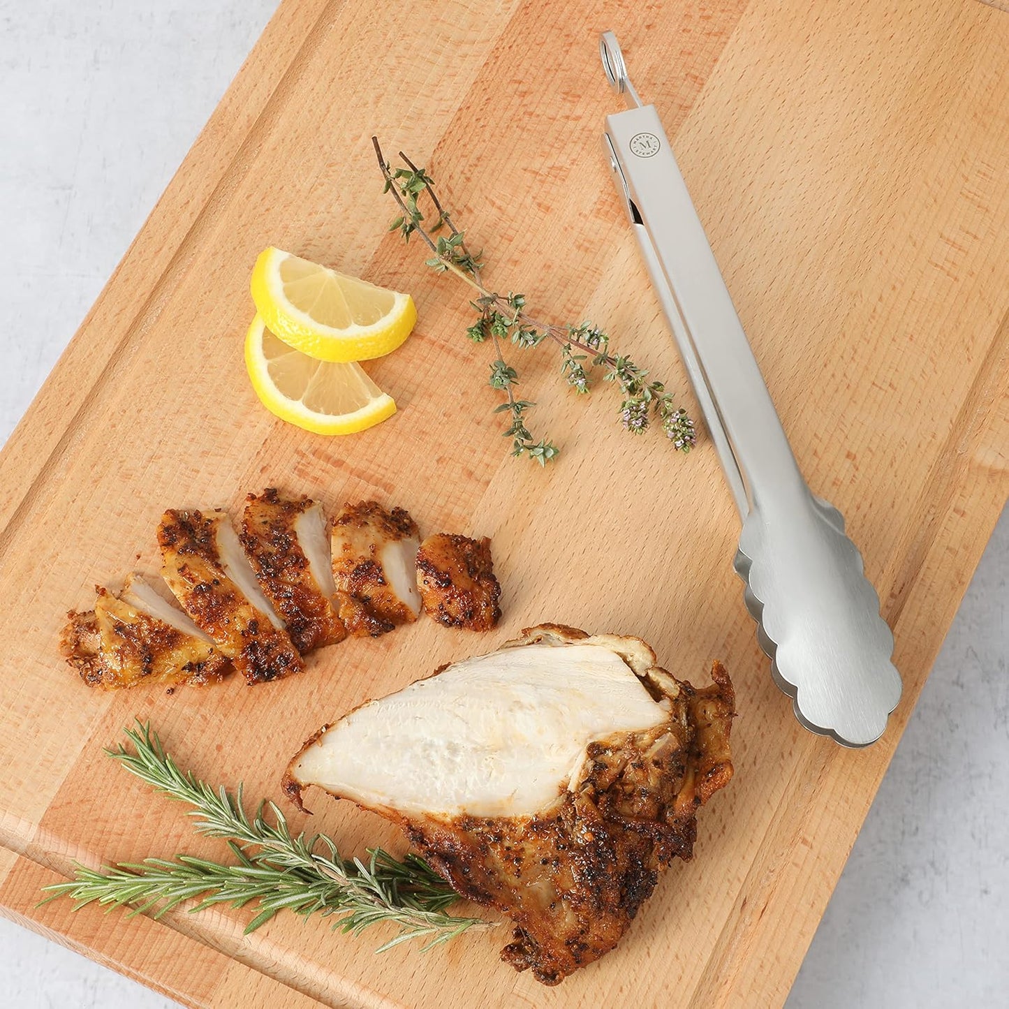 Martha Stewart Richburn 9" Tongs - Stainless Steel