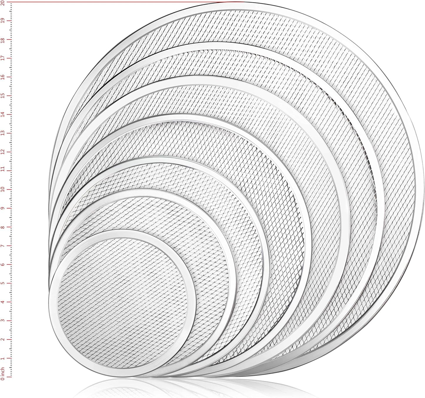 New Star Foodservice Restaurant-Grade Aluminum Pizza Baking Screen, Seamless (18-Inch (Pack of 1))