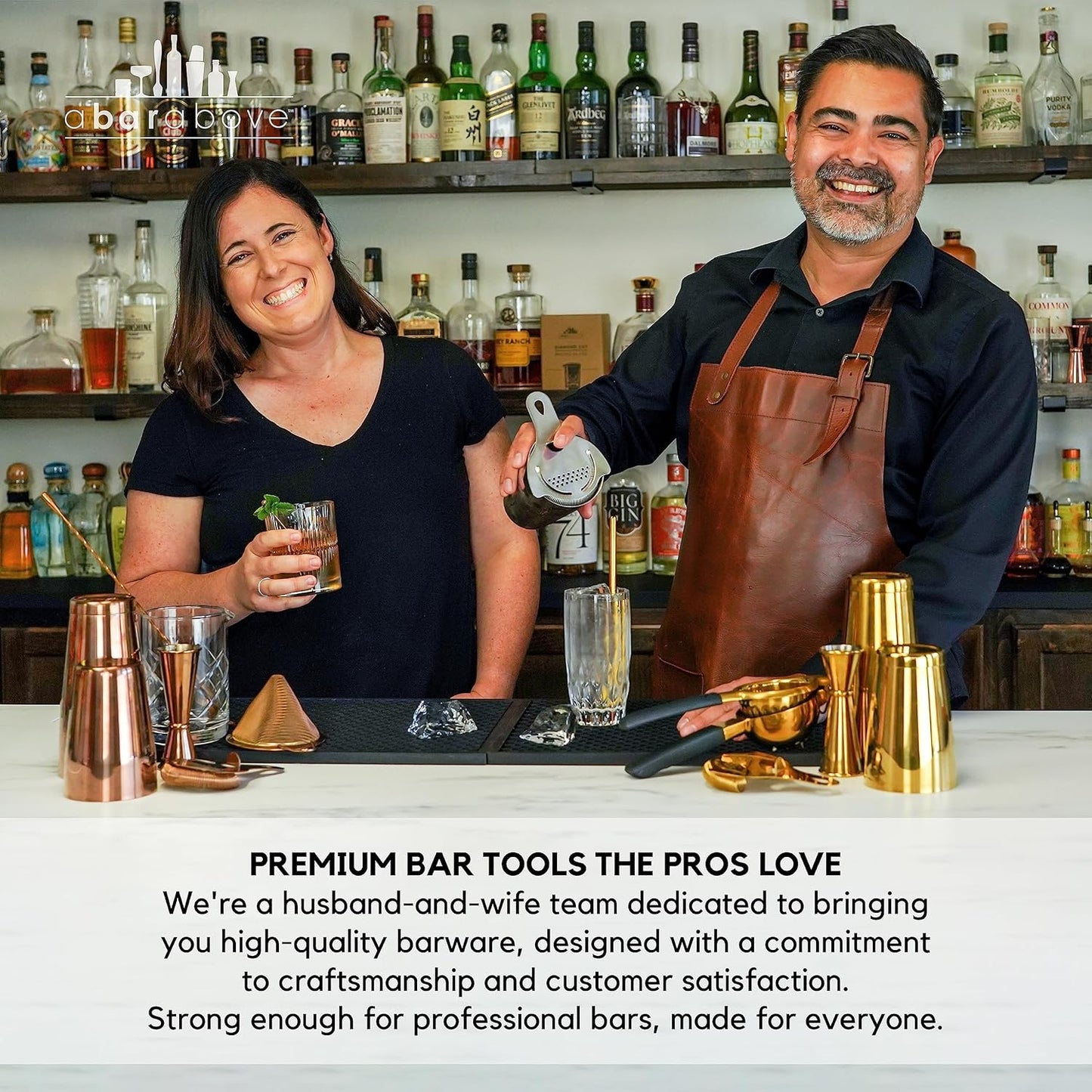 A Bar Above White Handle Stainless Steel Channel Knife, Professional Garnish Peeler for Citrus, Cocktail Zester and Kitchen Tool for Chefs, Bartenders, and Home Entertaining