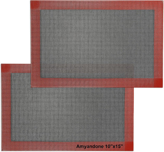 Perforated Silicone Baking Mat for Jelly Roll Pan, Non-Stick Eclair Baking Mat for 10 x 15-inch Tray Pan, 2 Pcs Mesh Cookie Sheet Liner for Homemade Bread, Sugar Cookie and Pastry