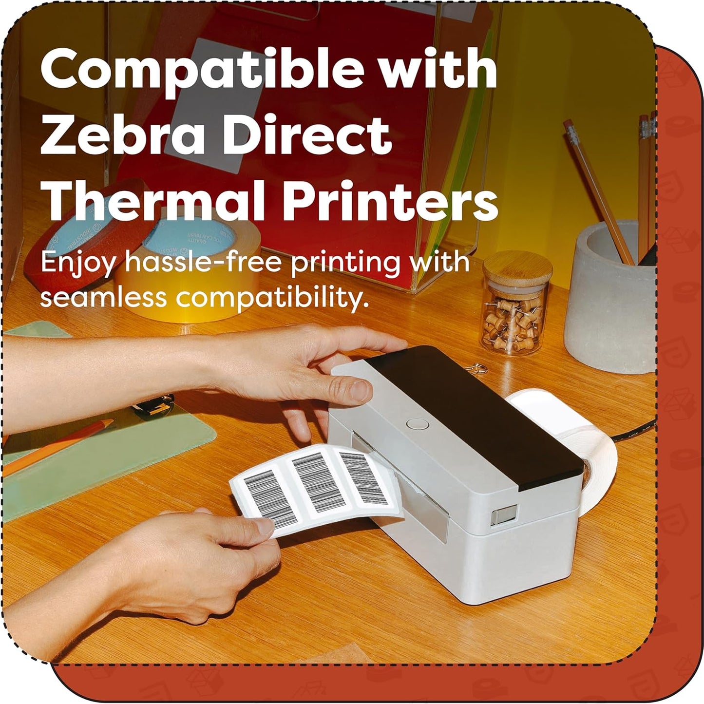 Aegis Adhesives - 1.2” X 0.85” Direct Thermal Multipurpose Labels for Return Address, QR Barcodes, Perforated & Compatible with Zebra Desktop Printers - NOT Rollo Compatible (12 Rolls, 1500/Roll)