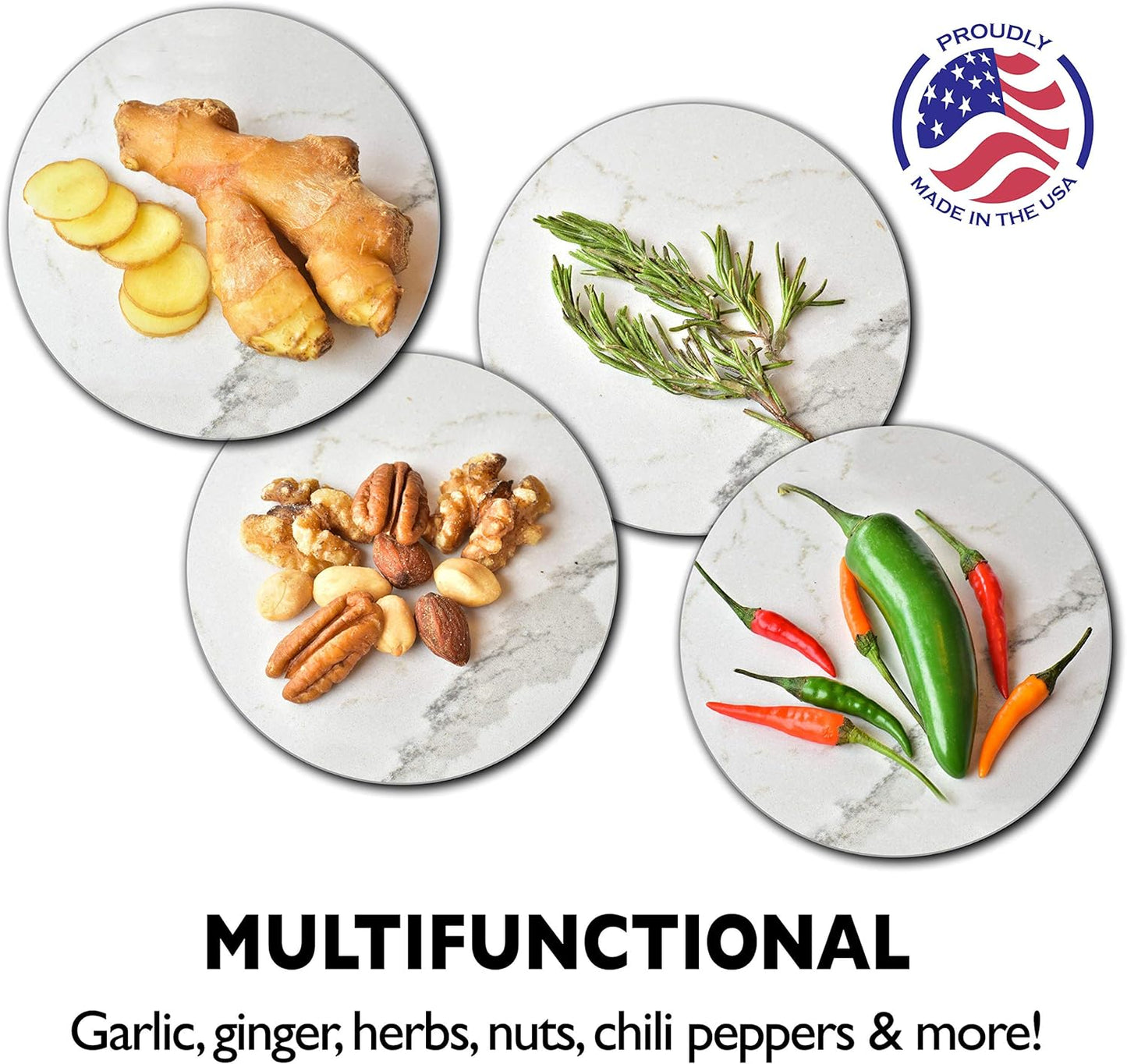 Nextrend Garlic Twister 4th Generation - 3-5 Clove Capacity, Dishwasher-safe, BPA-Free (Purple)