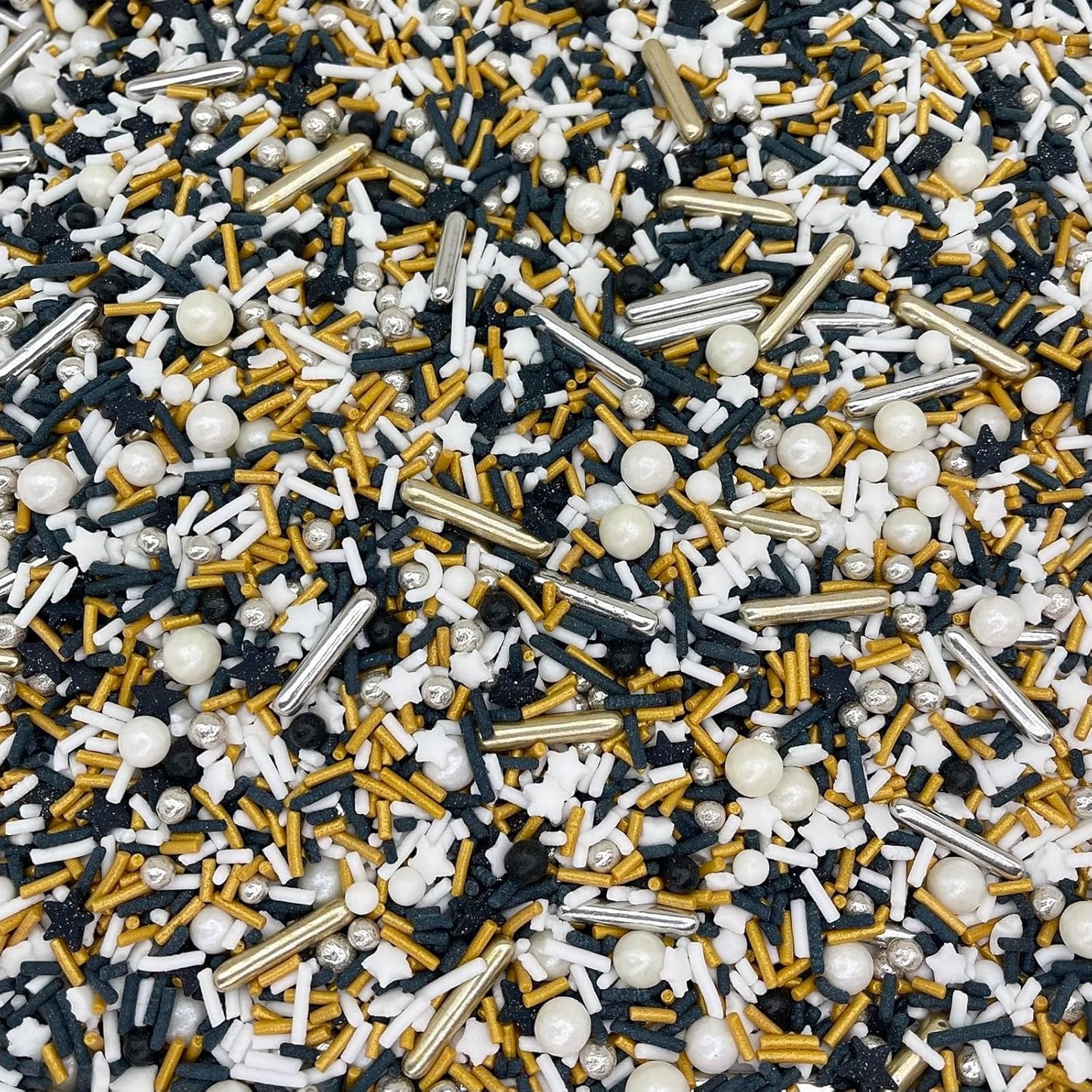 Sprinkles | 4 oz | Gold and silver sprinkles | Metallic sprinkles | New year sprinkles | Glamour sprinkles | Sprinkle mix | Manvscakes